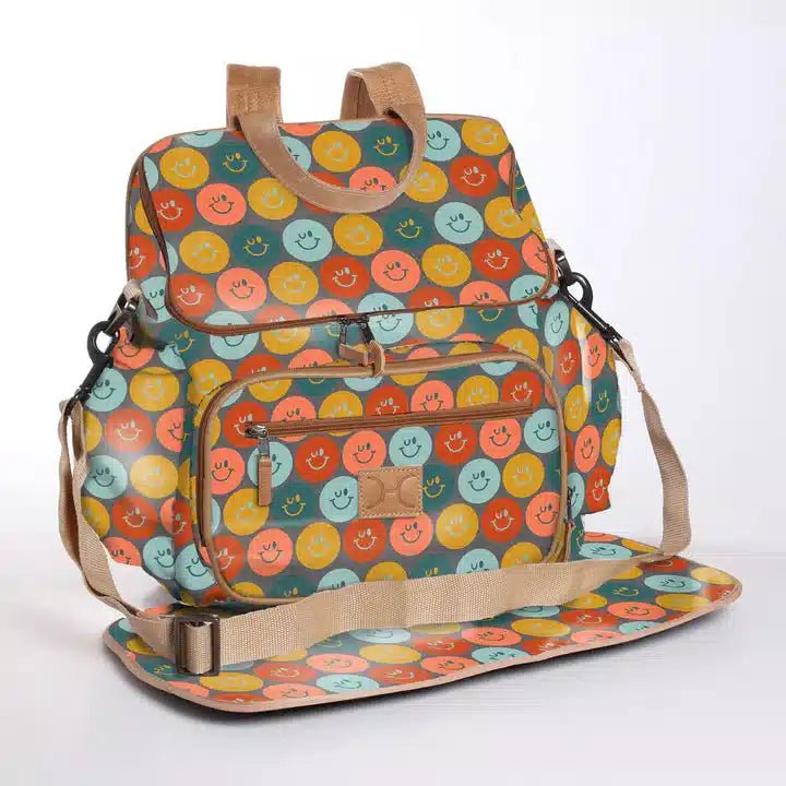 Thandana Laminated Fabric Nappy Backpack | Multiple Colour Options - KaryKase