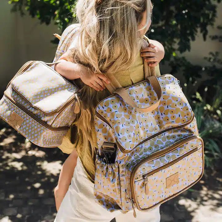 Thandana Laminated Fabric Nappy Backpack | Multiple Colour Options - KaryKase