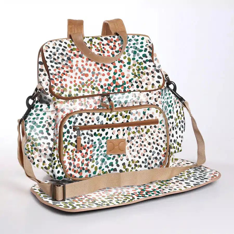 Thandana Laminated Fabric Nappy Backpack | Multiple Colour Options - KaryKase