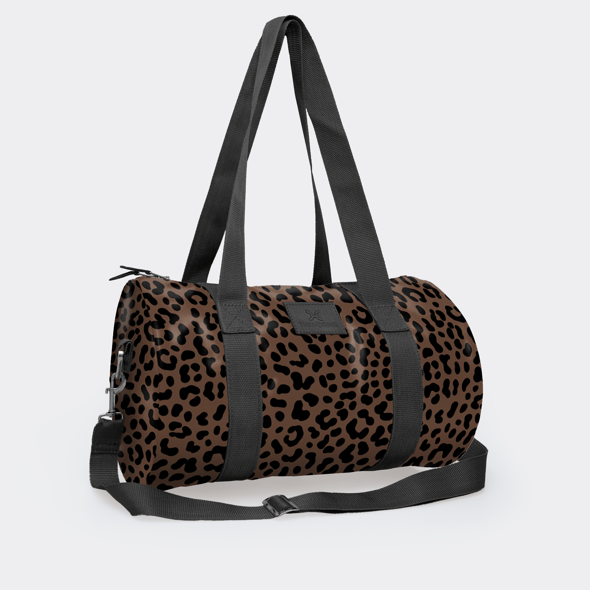 Thandana Laminated Fabric Sports & Gym Bag - Black Trim - KaryKase