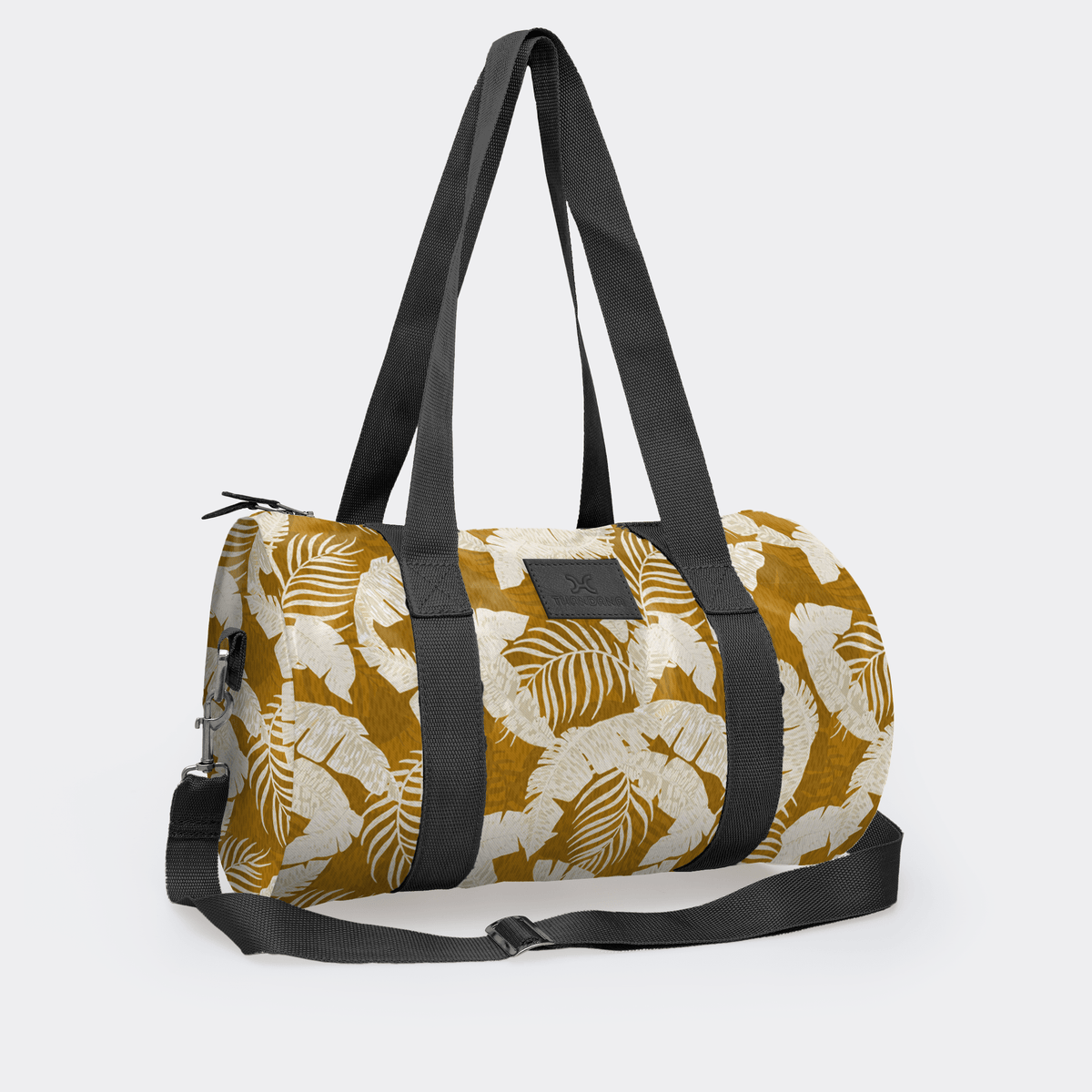 Thandana Laminated Fabric Sports & Gym Bag - Black Trim - KaryKase
