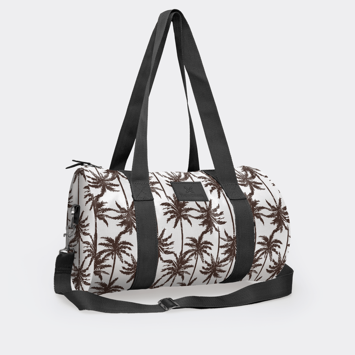 Thandana Laminated Fabric Sports & Gym Bag - Black Trim - KaryKase