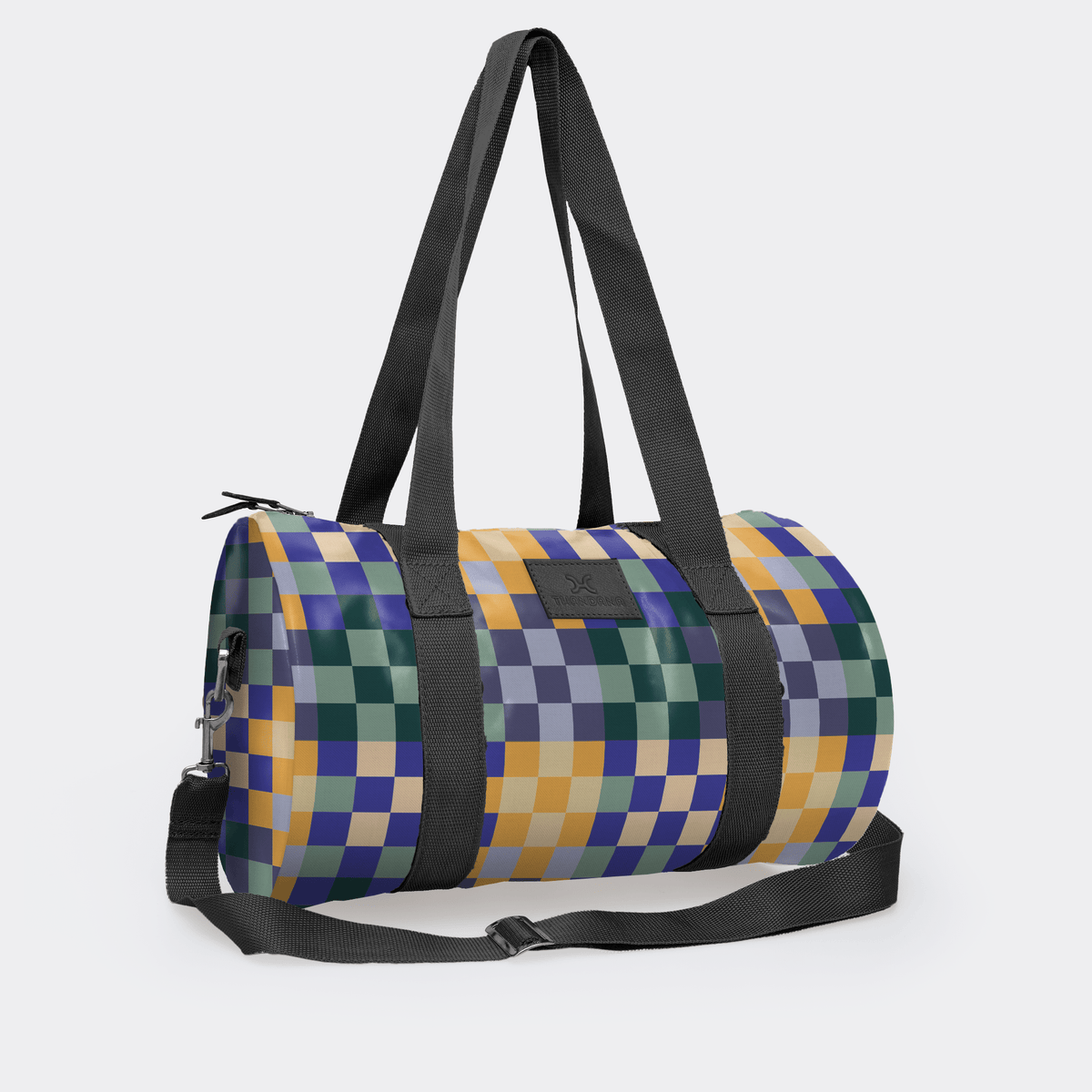 Thandana Laminated Fabric Sports & Gym Bag - Black Trim - KaryKase