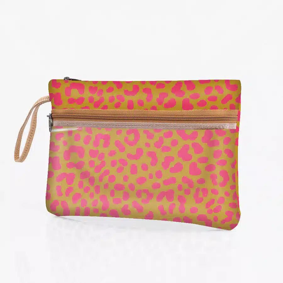 Thandana Laminated Fabric Sticky Fingers Clear Pouch - KaryKase