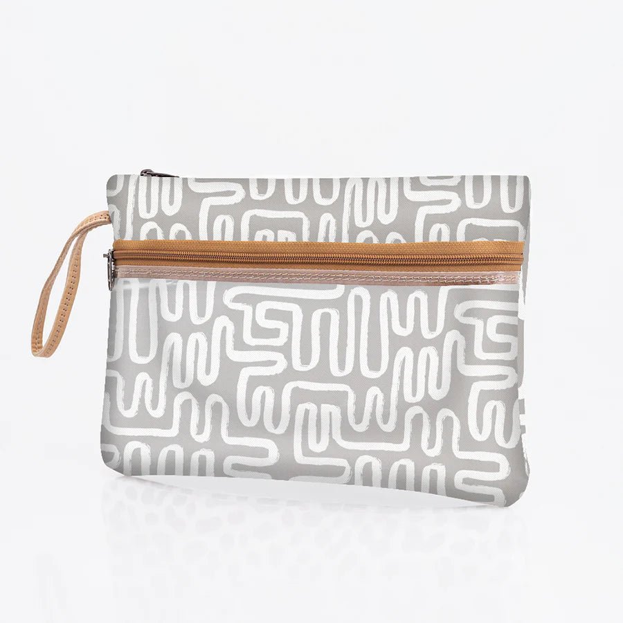 Thandana Laminated Fabric Sticky Fingers Clear Pouch - KaryKase