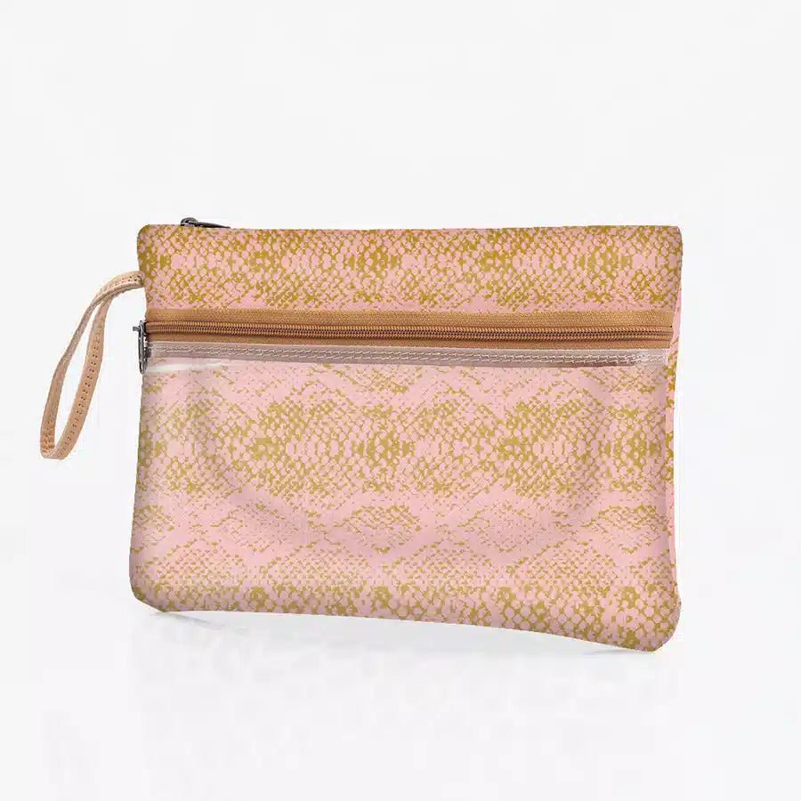 Thandana Laminated Fabric Sticky Fingers Clear Pouch - KaryKase