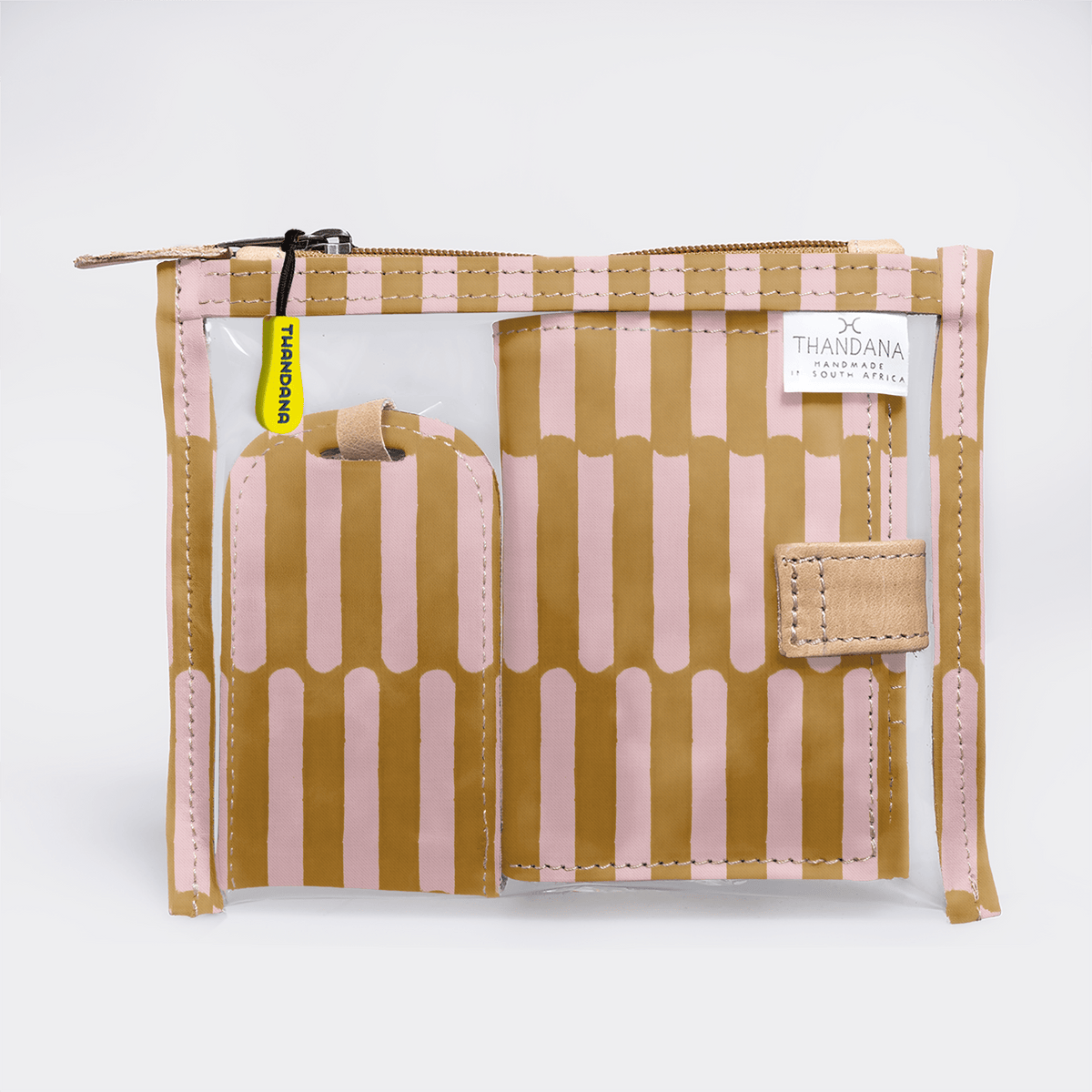 Thandana Laminated Fabric Travel Set - KaryKase