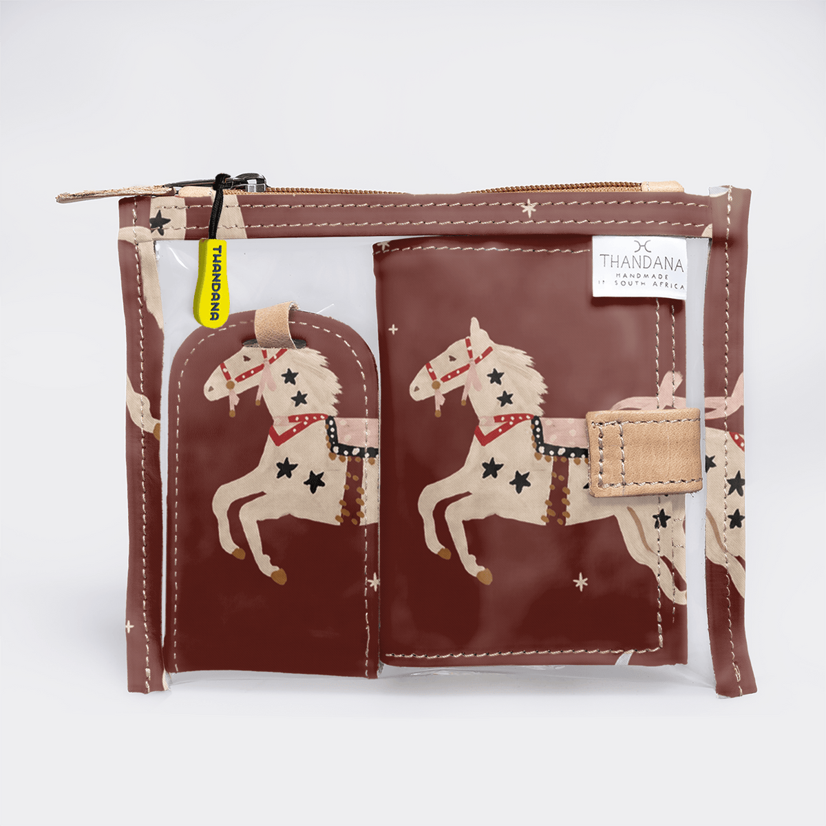Thandana Laminated Fabric Travel Set - KaryKase