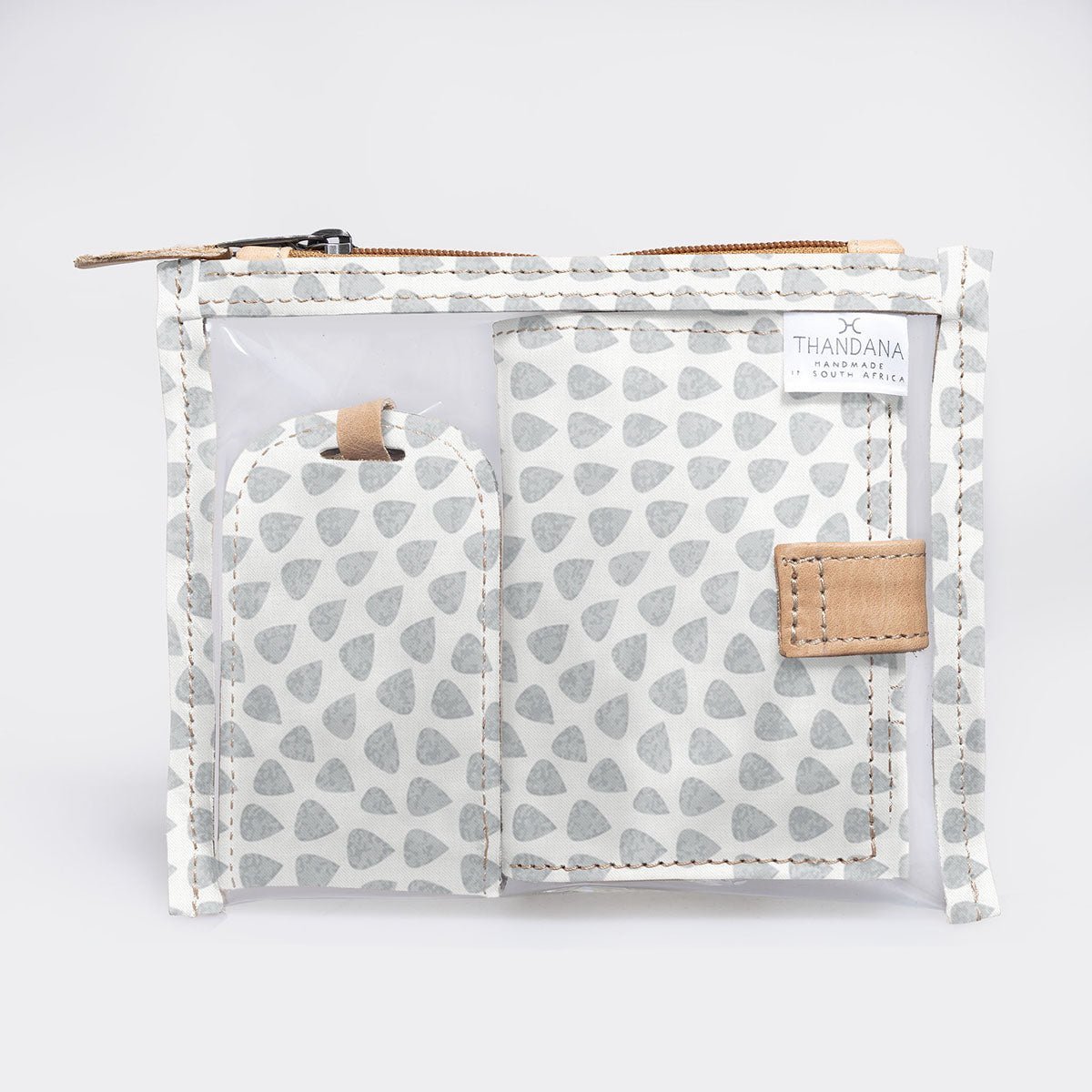 Thandana Laminated Fabric Travel Set - KaryKase