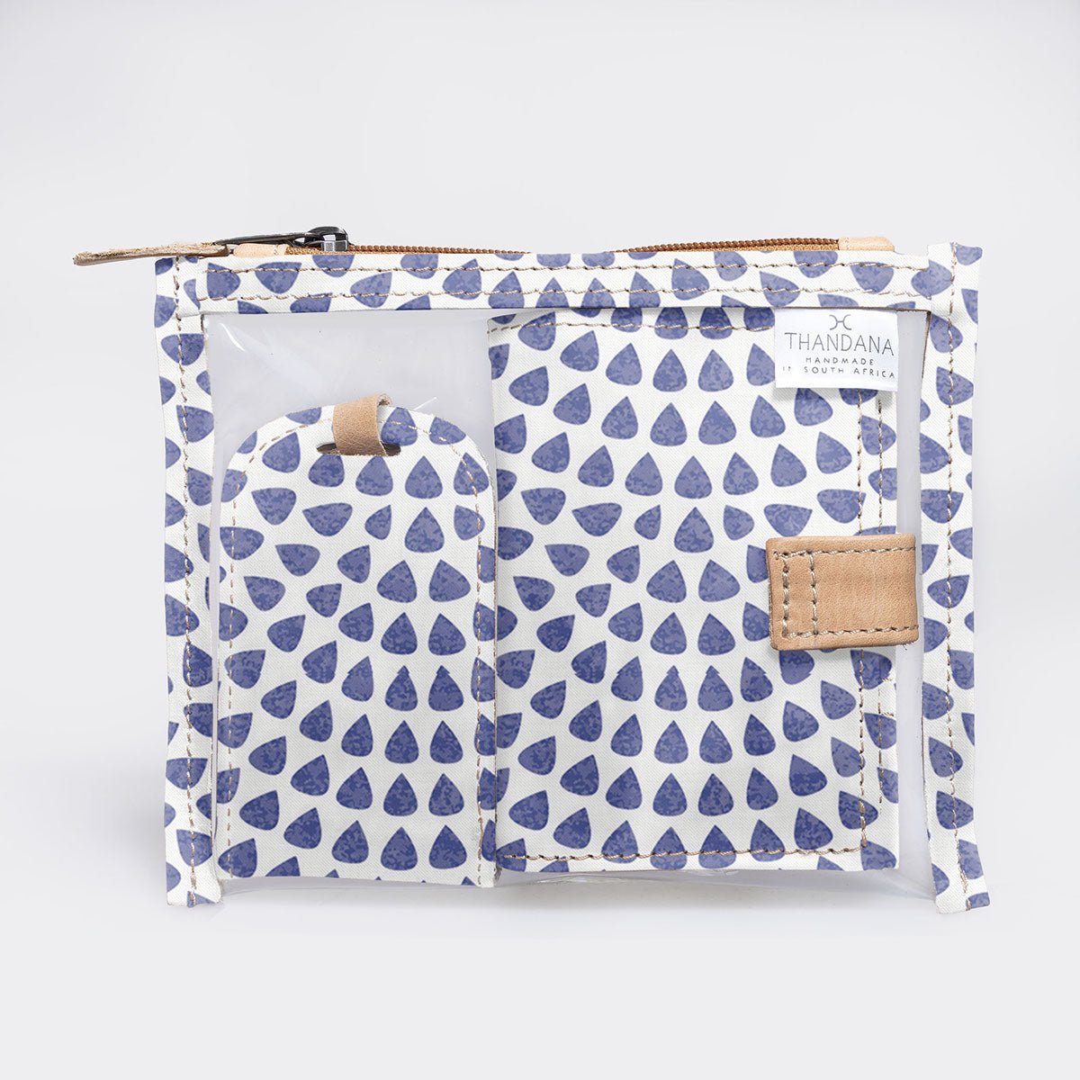 Thandana Laminated Fabric Travel Set - KaryKase