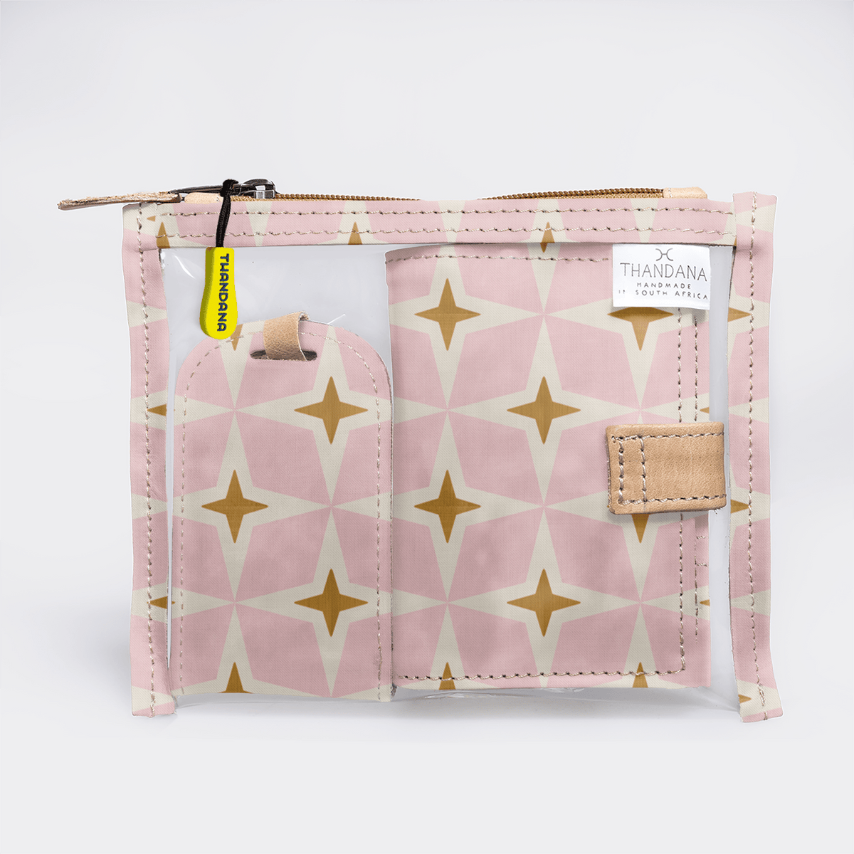 Thandana Laminated Fabric Travel Set - KaryKase