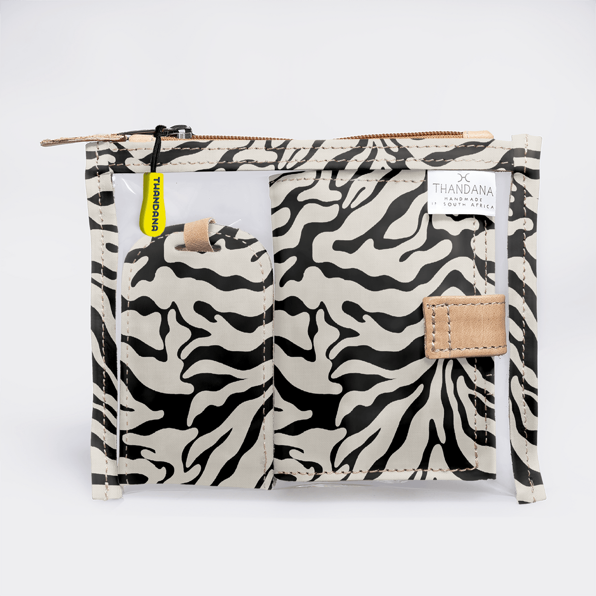 Thandana Laminated Fabric Travel Set - KaryKase