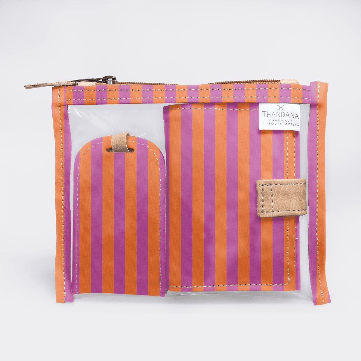 Thandana Laminated Fabric Travel Set - KaryKase