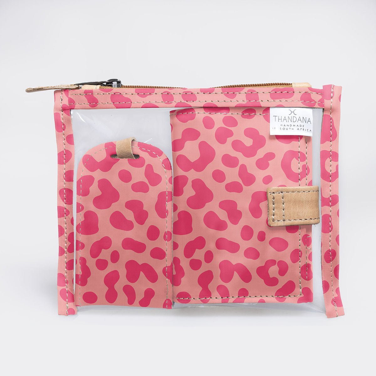 Thandana Laminated Fabric Travel Set - KaryKase