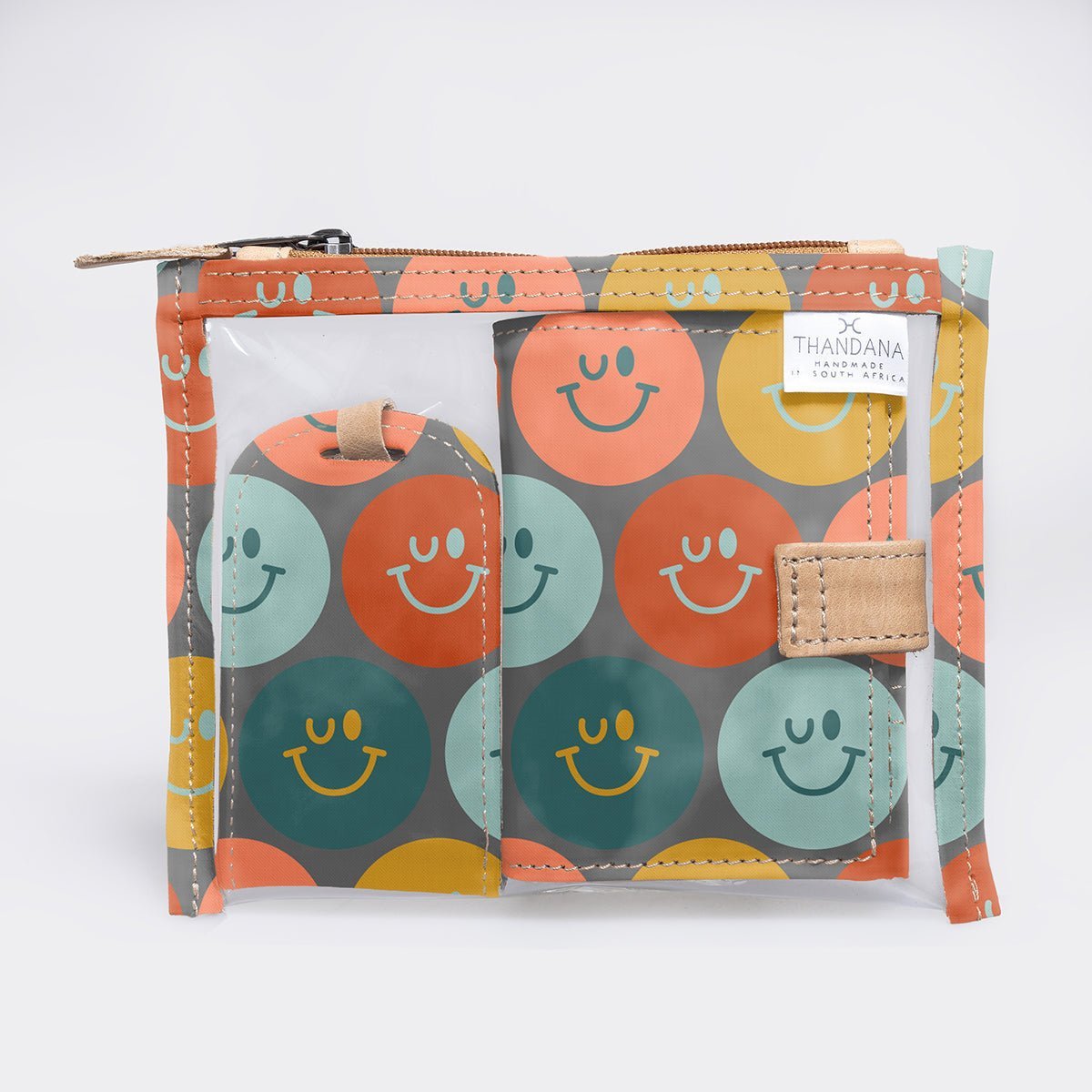 Thandana Laminated Fabric Travel Set - KaryKase