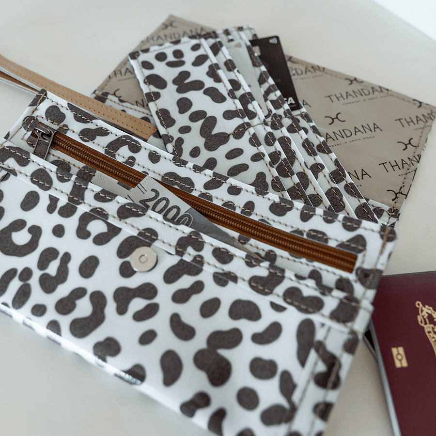 Thandana Laminated Fabric Travel Wallet - KaryKase