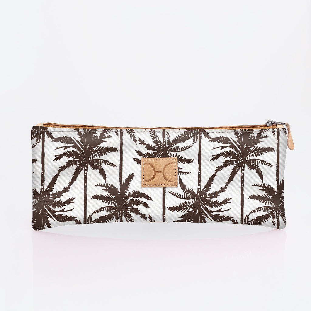 Thandana Laminated Fabric Triple Zip Pencil Case - KaryKase
