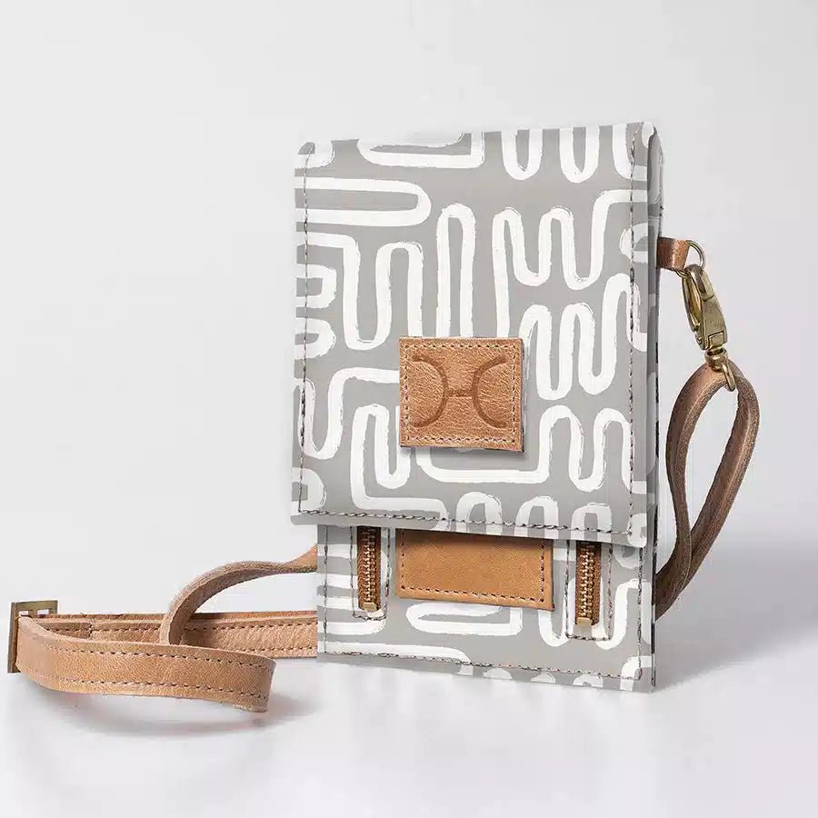 Thandana Laminated Fabric Urban Cellphone Sling - KaryKase