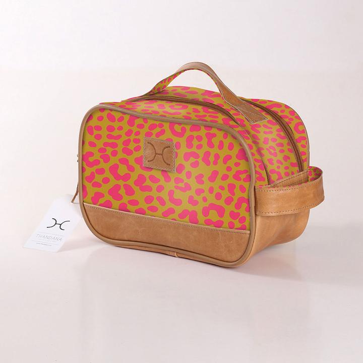 Thandana Laminated Fabric Vanity Bag - KaryKase