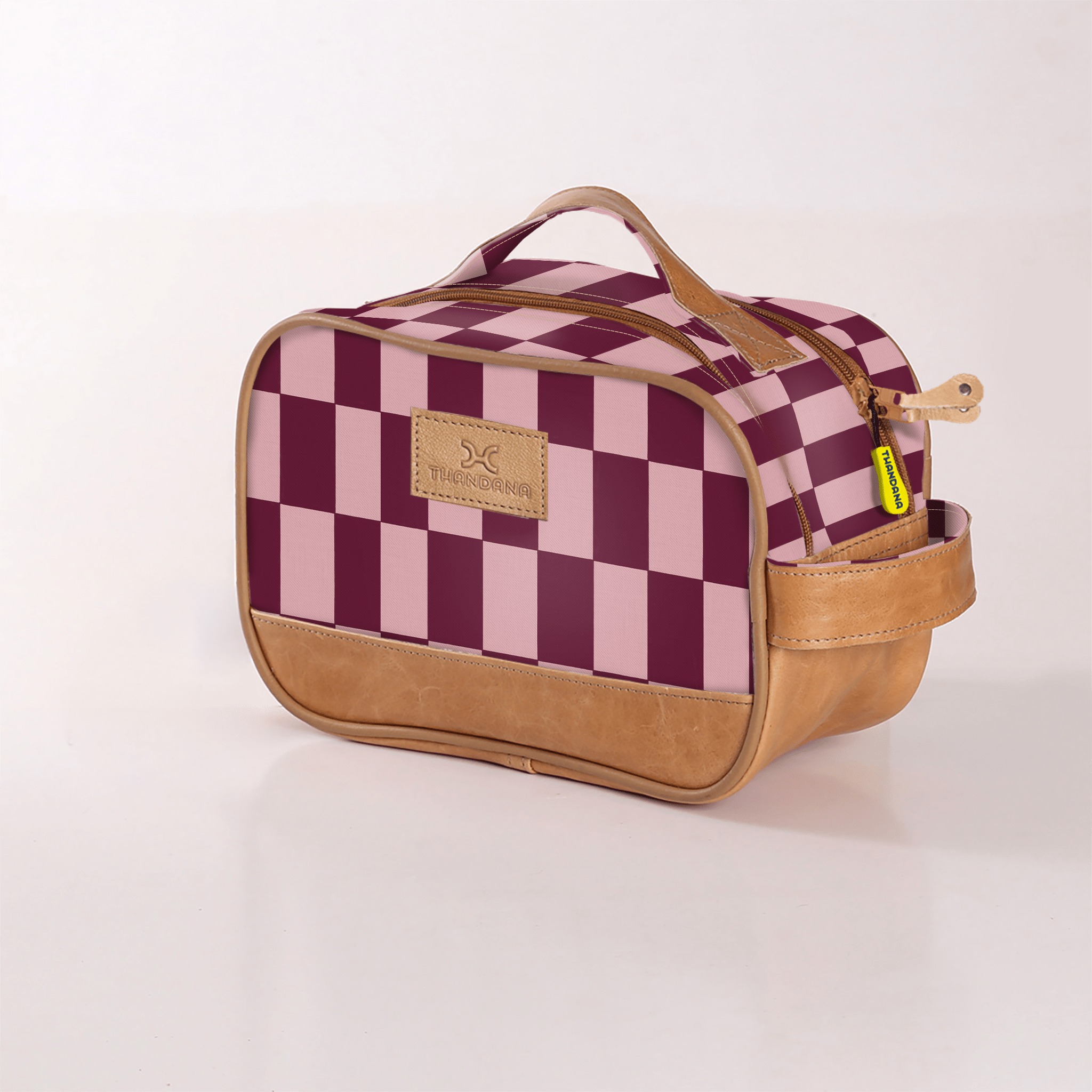 Thandana Laminated Fabric Vanity Bag - KaryKase