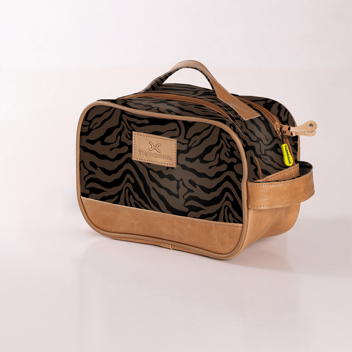 Thandana Laminated Fabric Vanity Bag - KaryKase