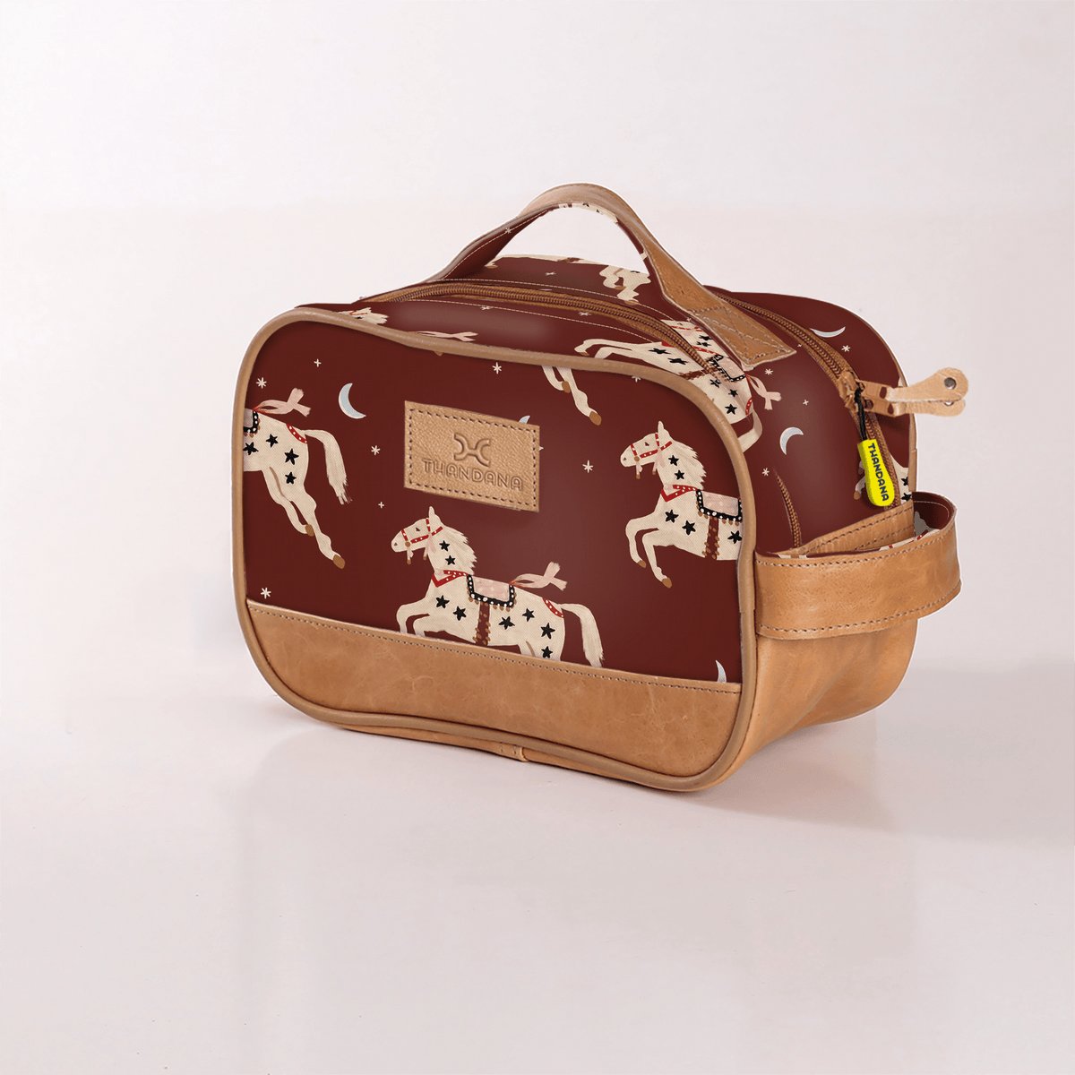 Thandana Laminated Fabric Vanity Bag - KaryKase