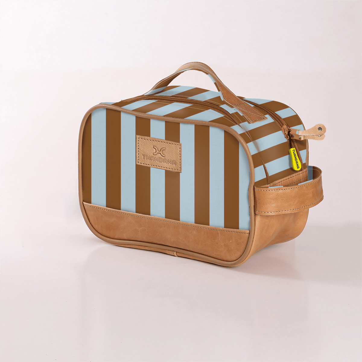 Thandana Laminated Fabric Vanity Bag - KaryKase