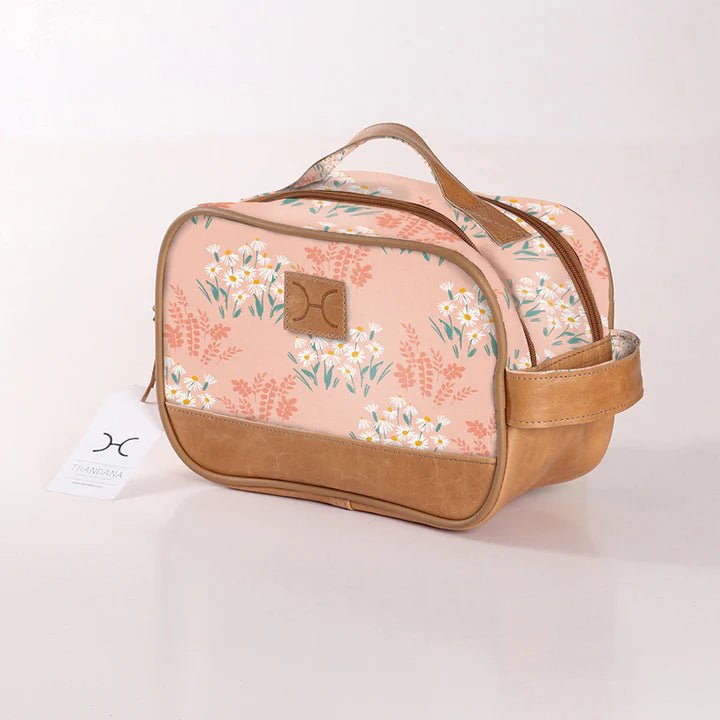 Thandana Laminated Fabric Vanity Bag - KaryKase
