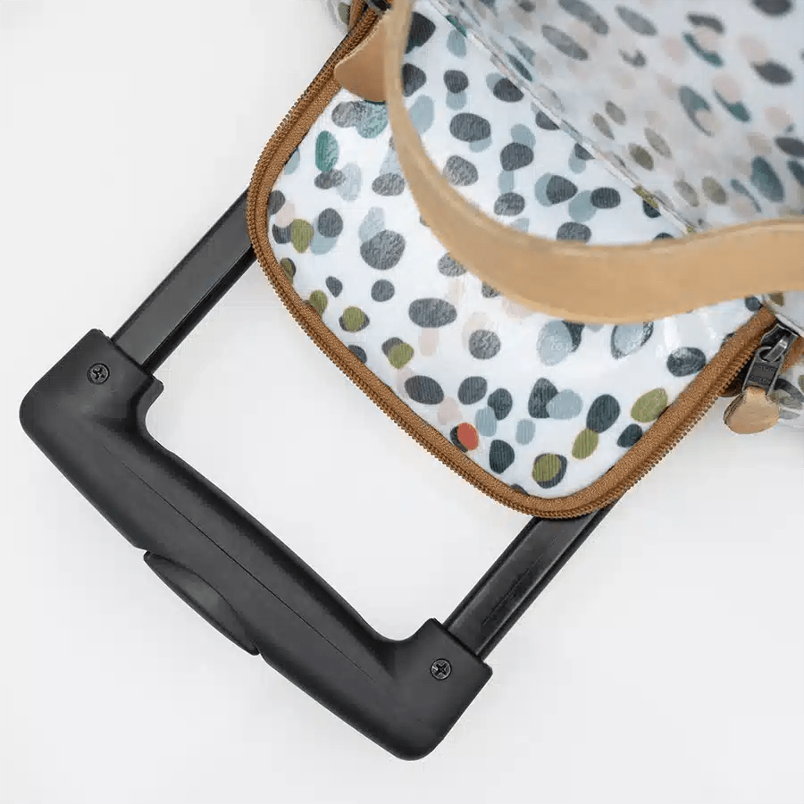 Thandana Laminated Fabric Wheeled Duffel Bag - KaryKase