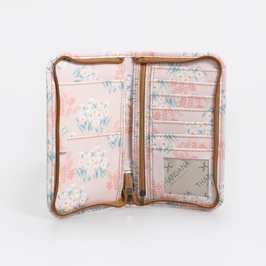 Thandana Large Travel Wallet Laminated Fabric - KaryKase