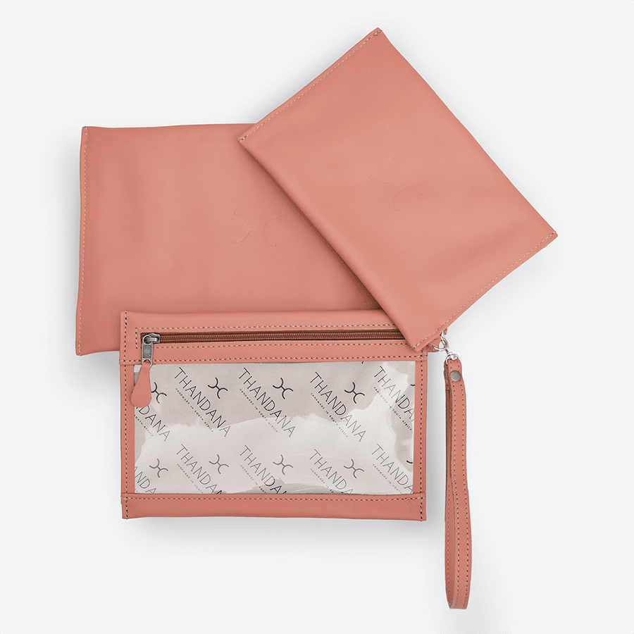 Thandana Leather 3in1 Accessory Pouches - KaryKase