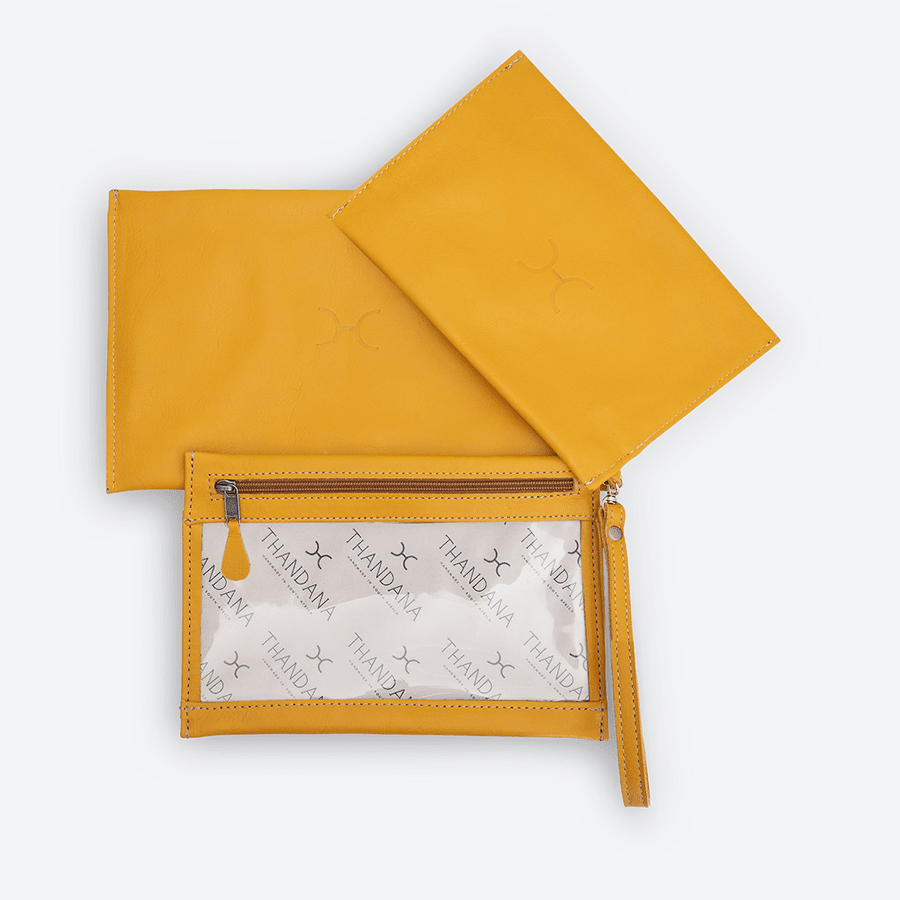 Thandana Leather 3in1 Accessory Pouches - KaryKase