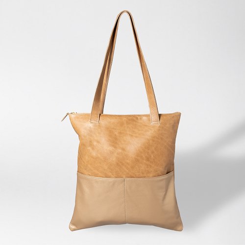 Thandana Leather Book Bag - With No Lining - KaryKase