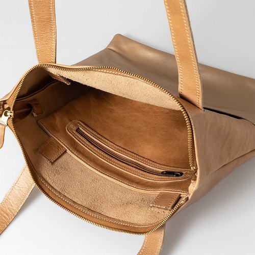 Thandana Leather Book Bag - With No Lining - KaryKase