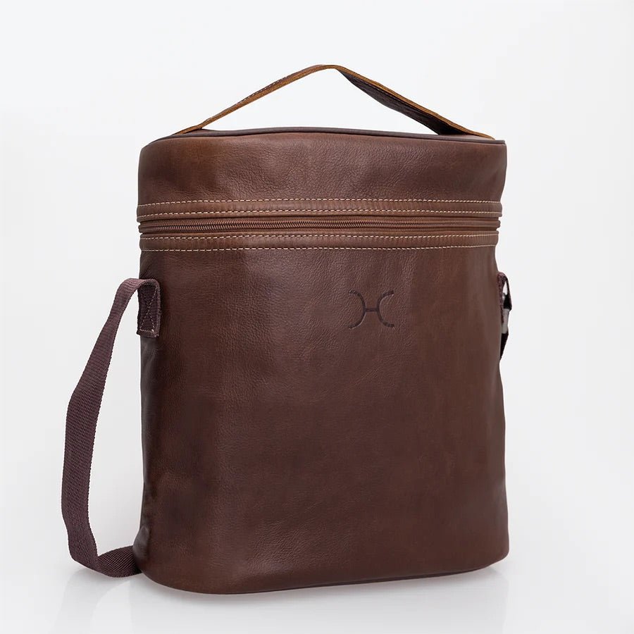 Thandana Leather Jumbo Wine Cooler Carry Bag - KaryKase