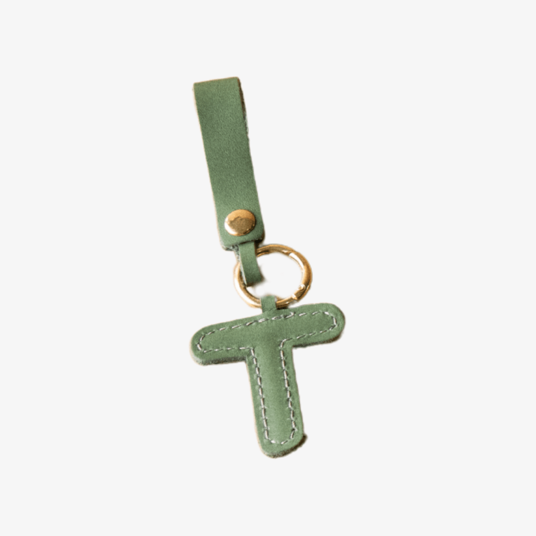 Thandana Leather Letter Key Ring - KaryKase