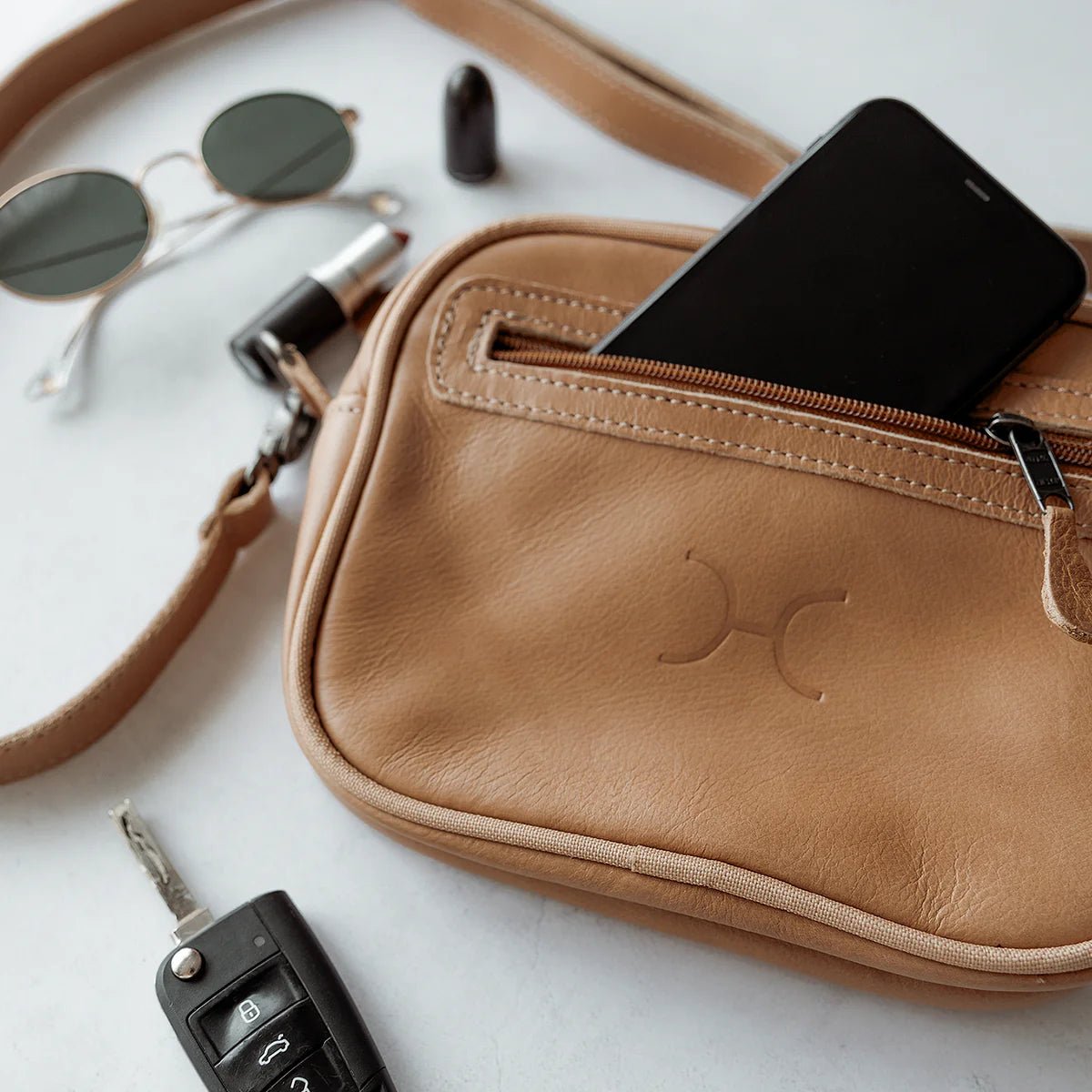 Thandana Leather Lipstick Bag - KaryKase