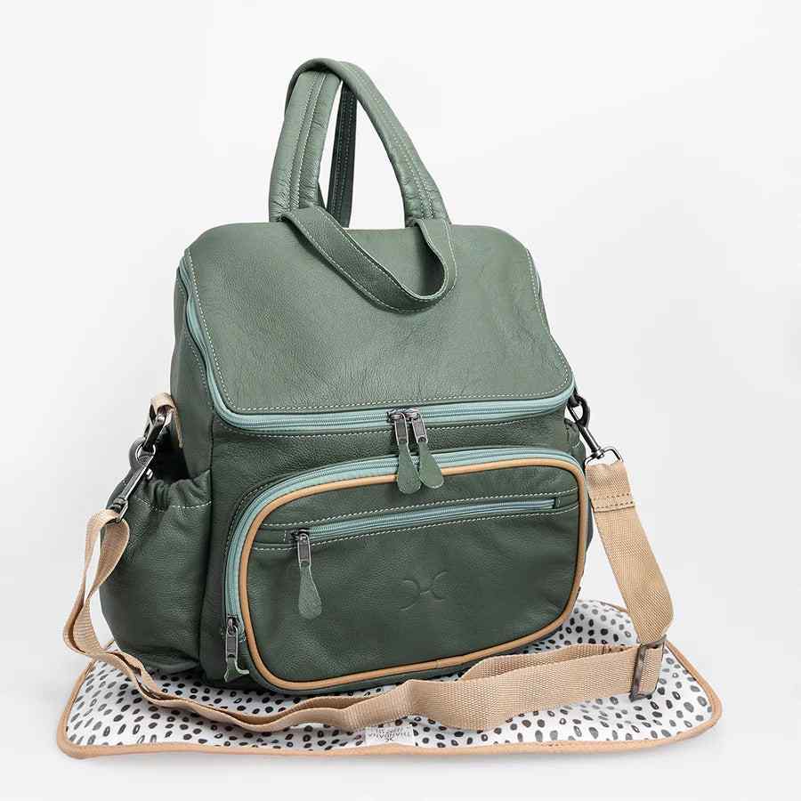 Thandana Leather Nappy Backpack - KaryKase