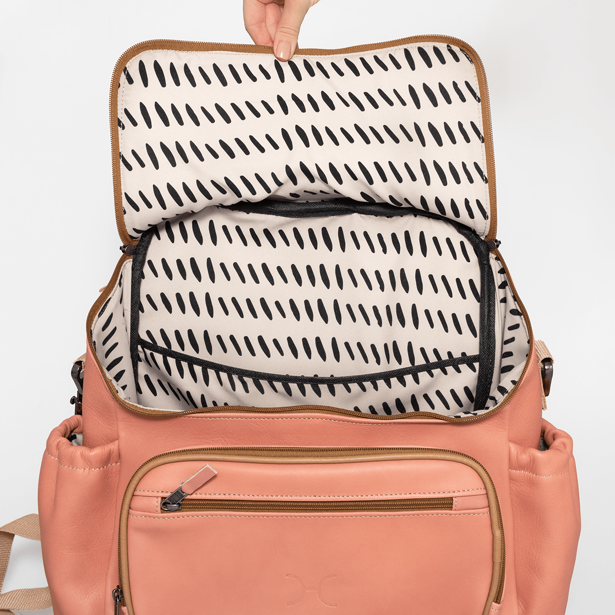 Thandana Leather Nappy Backpack - KaryKase