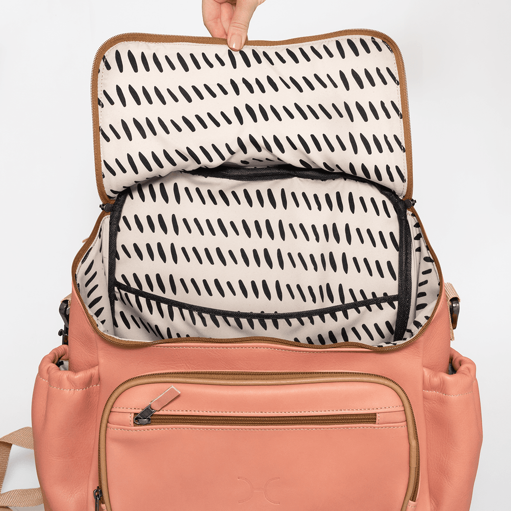 Thandana Leather Nappy Backpack - KaryKase