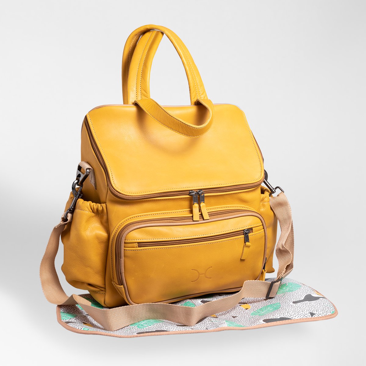 Thandana Leather Nappy Backpack - KaryKase
