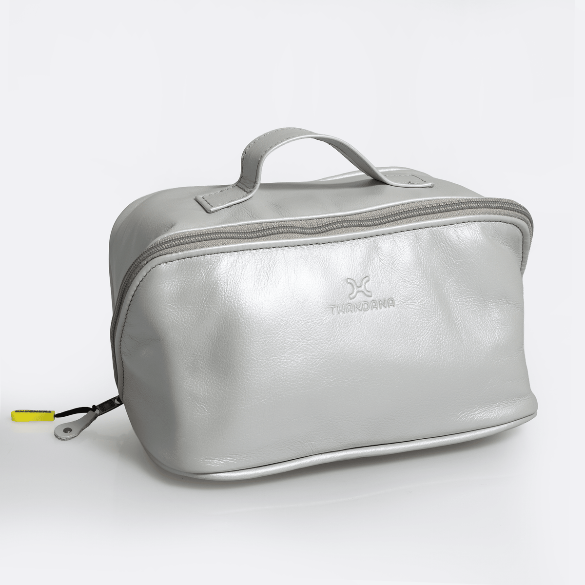 Thandana Leather Side Mouth Vanity Bag - KaryKase