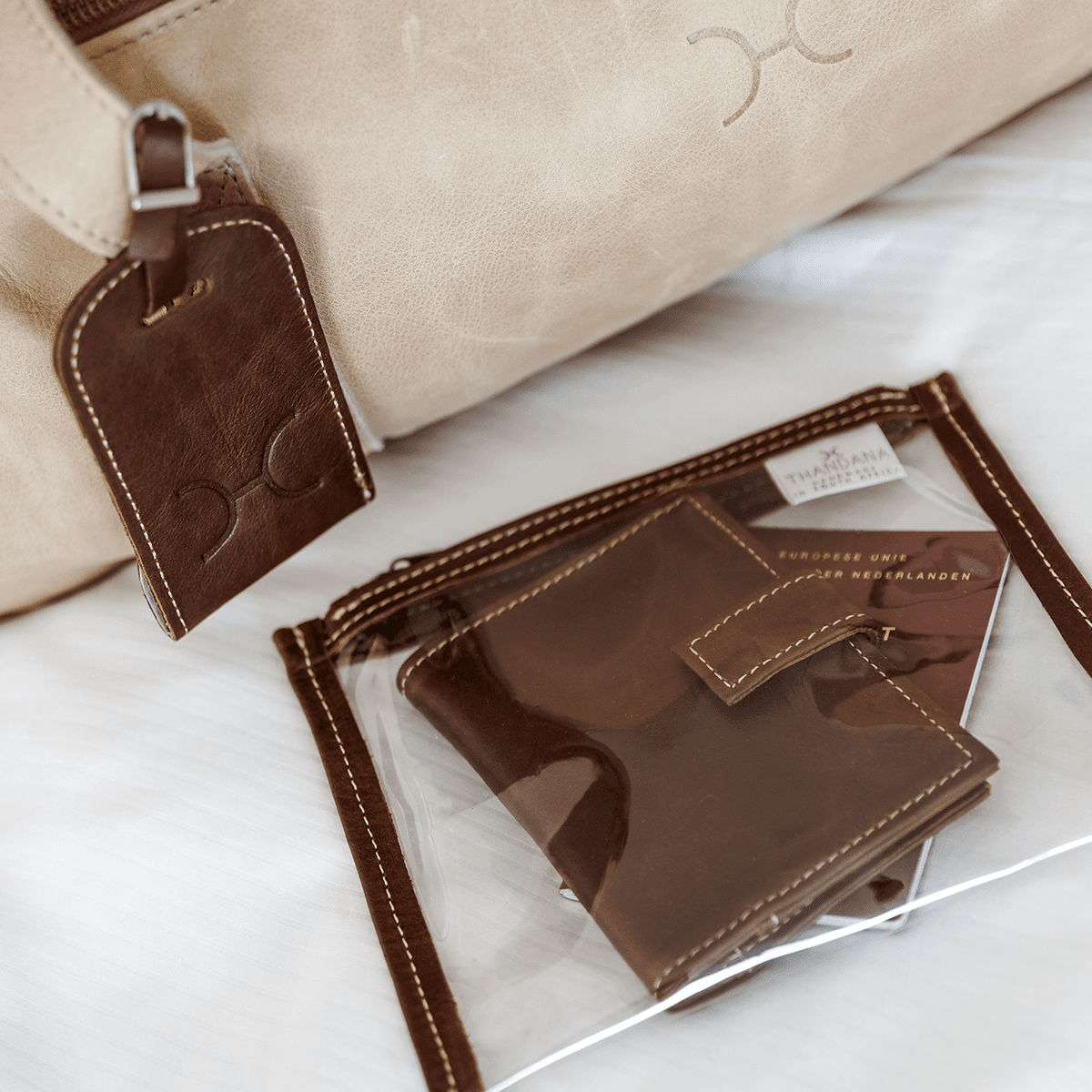 Thandana Leather Travel Set - KaryKase