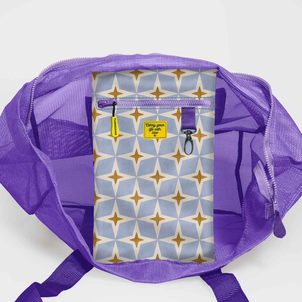 Thandana Meshie Jumbo Beach Bag - KaryKase