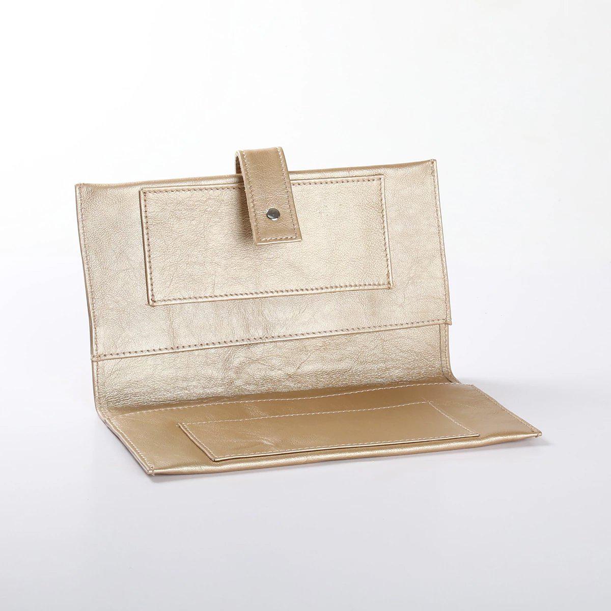 Thandana Metallic Leather Baby Nappy Wallet | 5 Colour Options - KaryKase