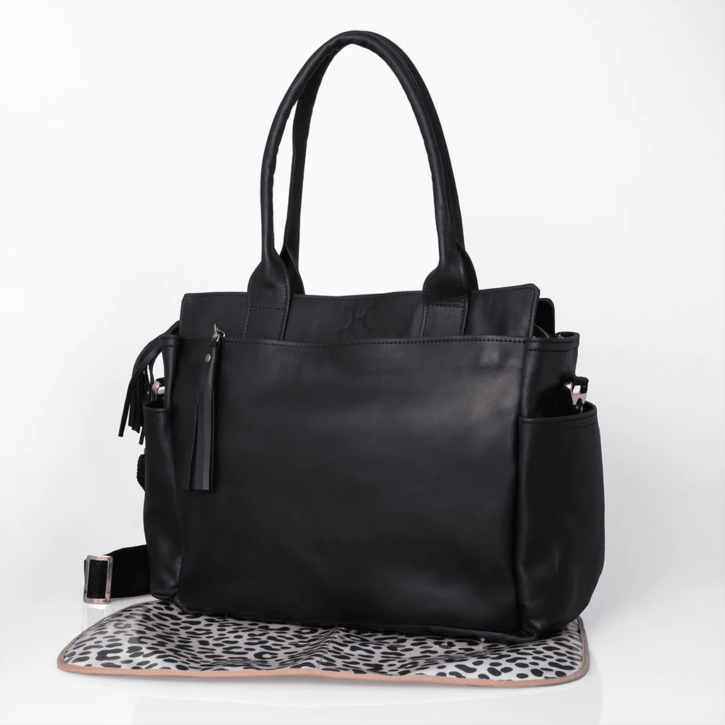 Thandana Noa Leather Handbag | Print Faux Fur - KaryKase