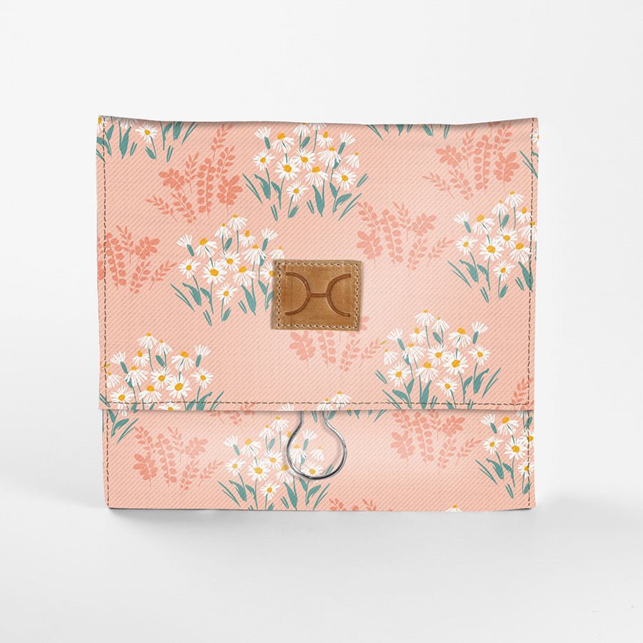 Thandana Roll Up Laminated Fabric Toiletry Bag With Hook - KaryKase