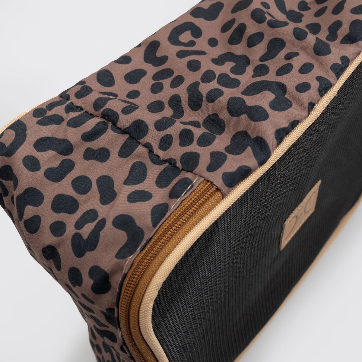 Thandana Travel Luggage Organiser Pods - 6 Piece Set | Cheetah - Coffee - KaryKase