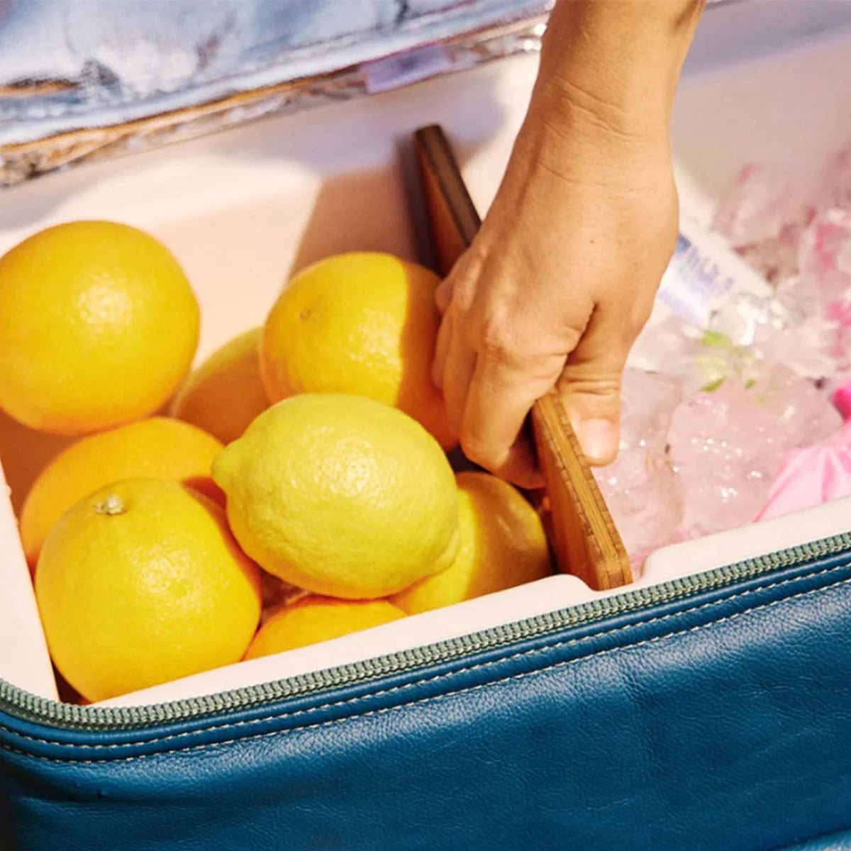 Thandana Wax Canvas & Leather 25L Box Cooler - KaryKase