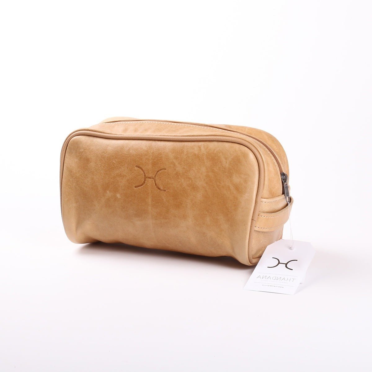 Thandana Womens Single Zip Vanity Leather Case - KaryKase